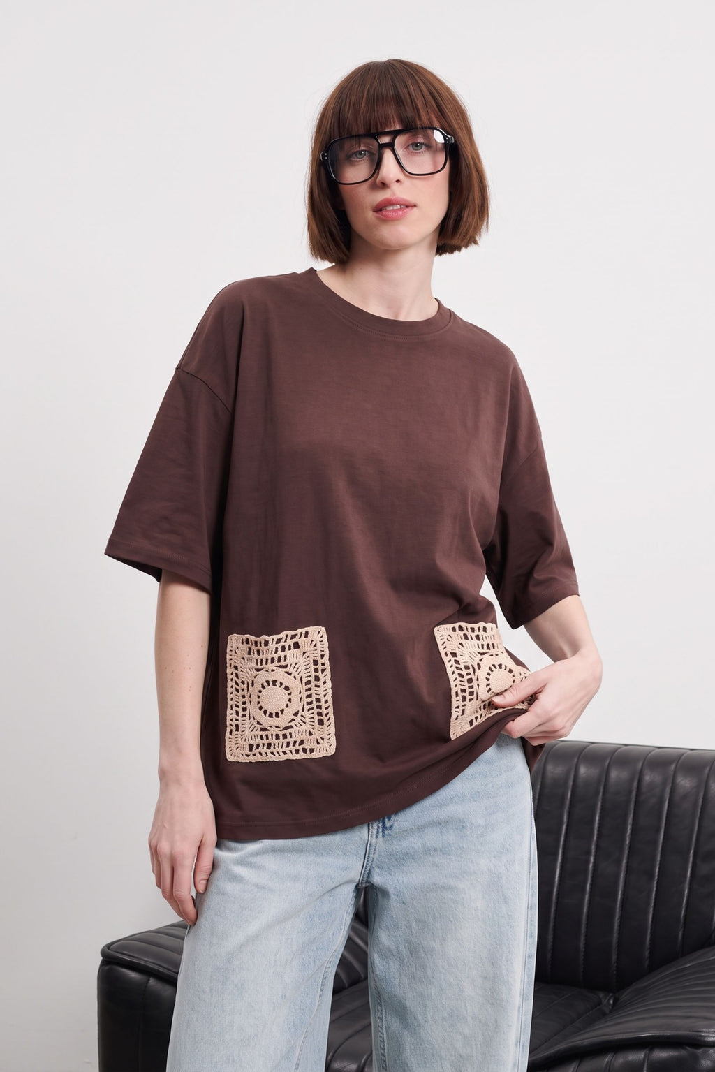 Granny Square Pocket Tee 🧵