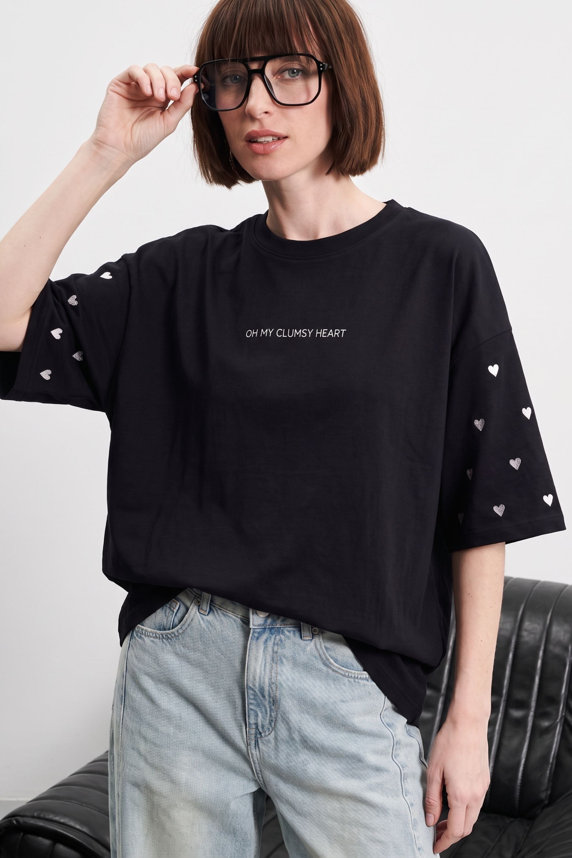 Oh My Clumsy Heart Tee 🤍