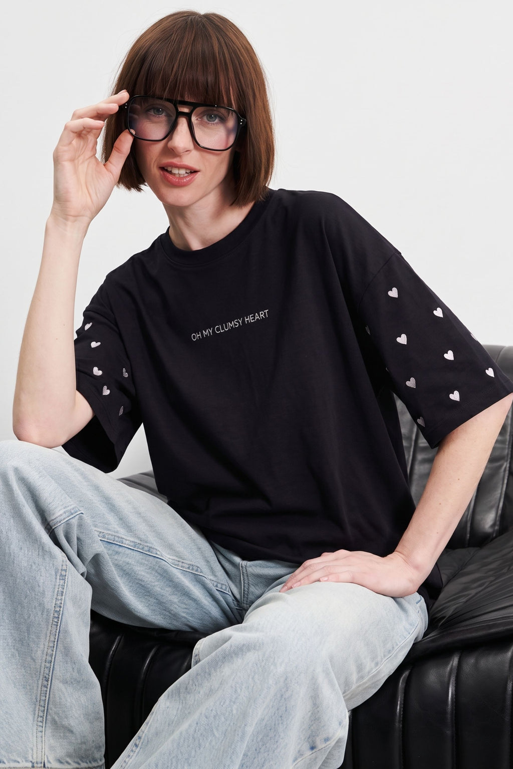 Oh My Clumsy Heart Tee 🤍