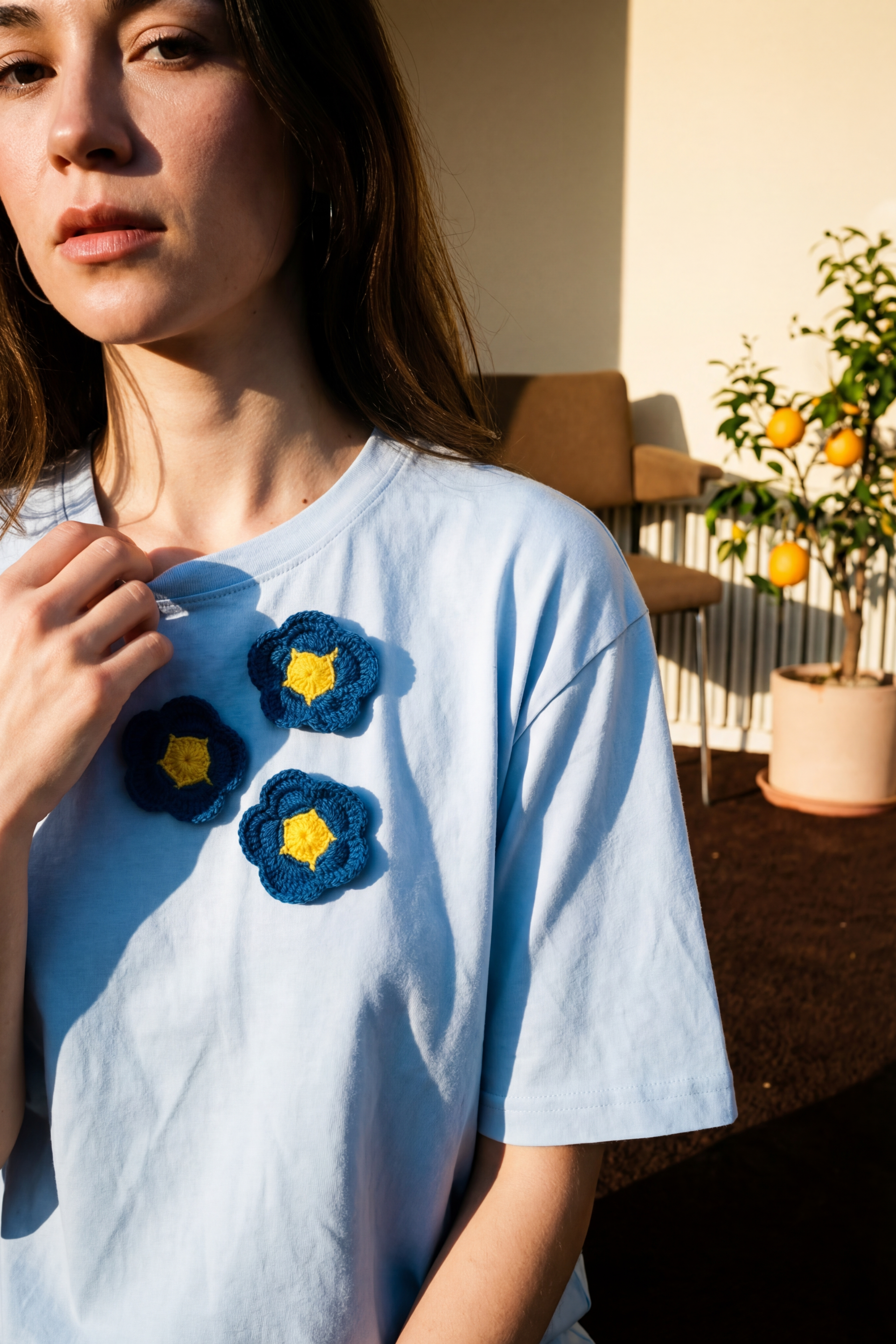 The 'Cloud 9' Flora Tee | The Playroom