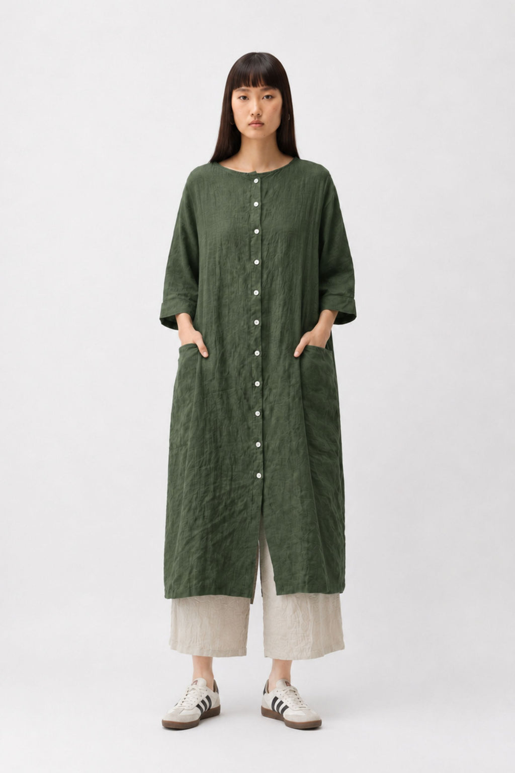 NUNU 02 — Forest & Cream Co-ord Set ♡ 누누
