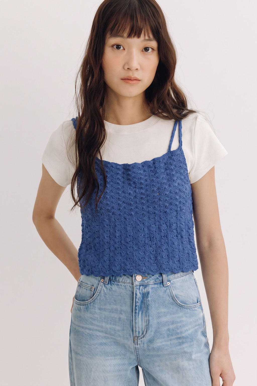 The Cobalt Crochet Top
