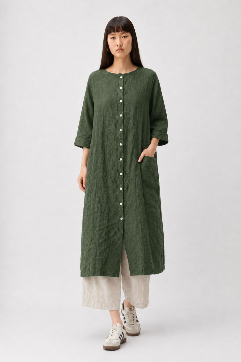 NUNU 02 — Forest & Cream Co-ord Set ♡ 누누