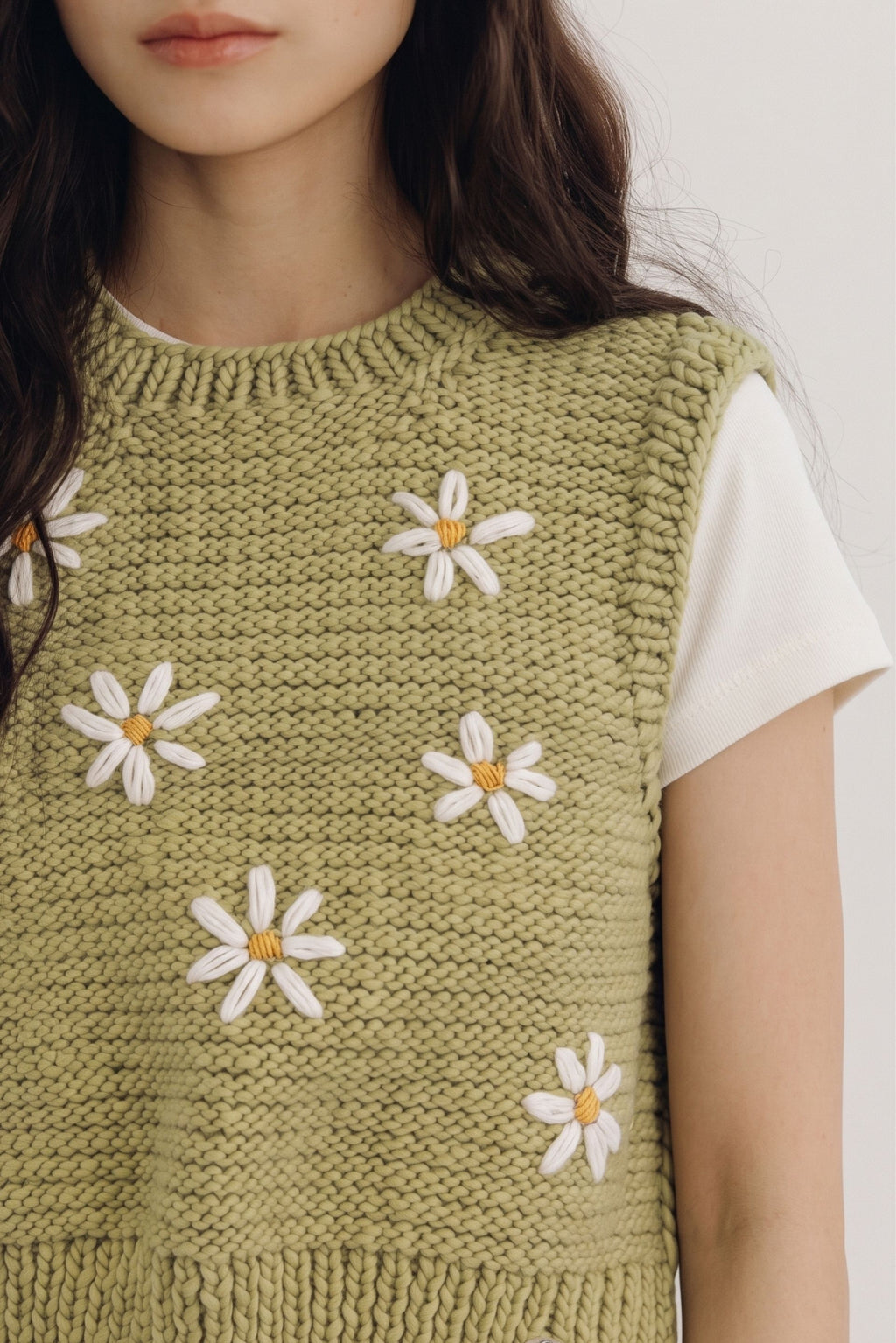 The Daisy Crochet Vest