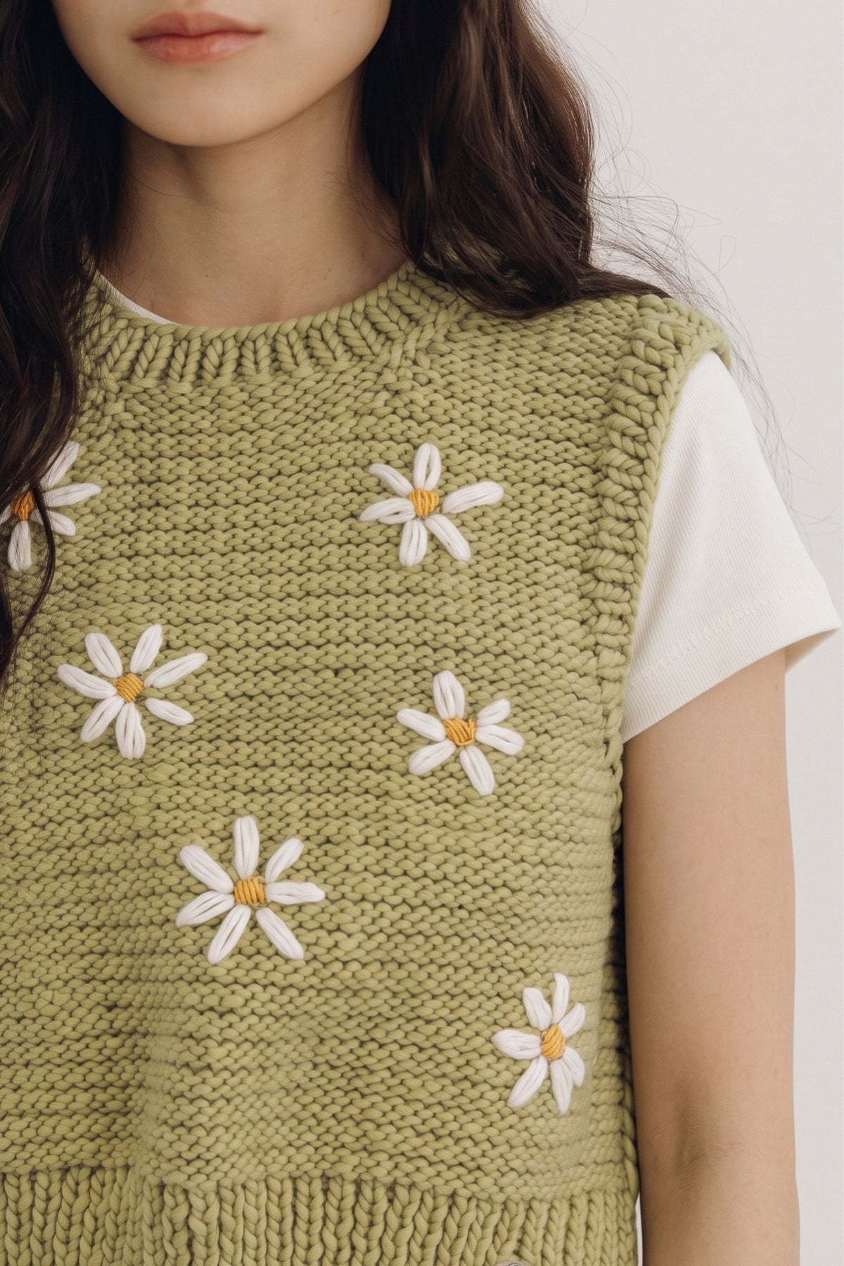 The Daisy Crochet Vest