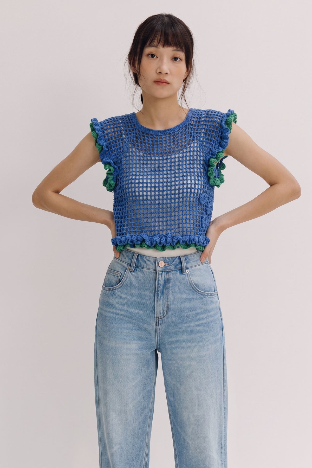 The Bluebell Crochet Top