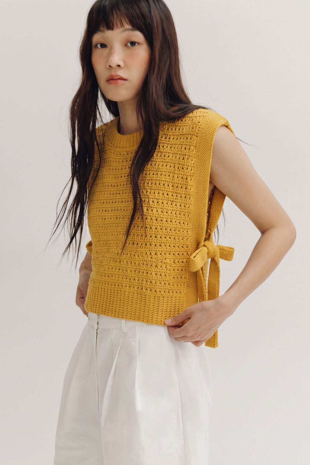 The Marigold Crochet Vest