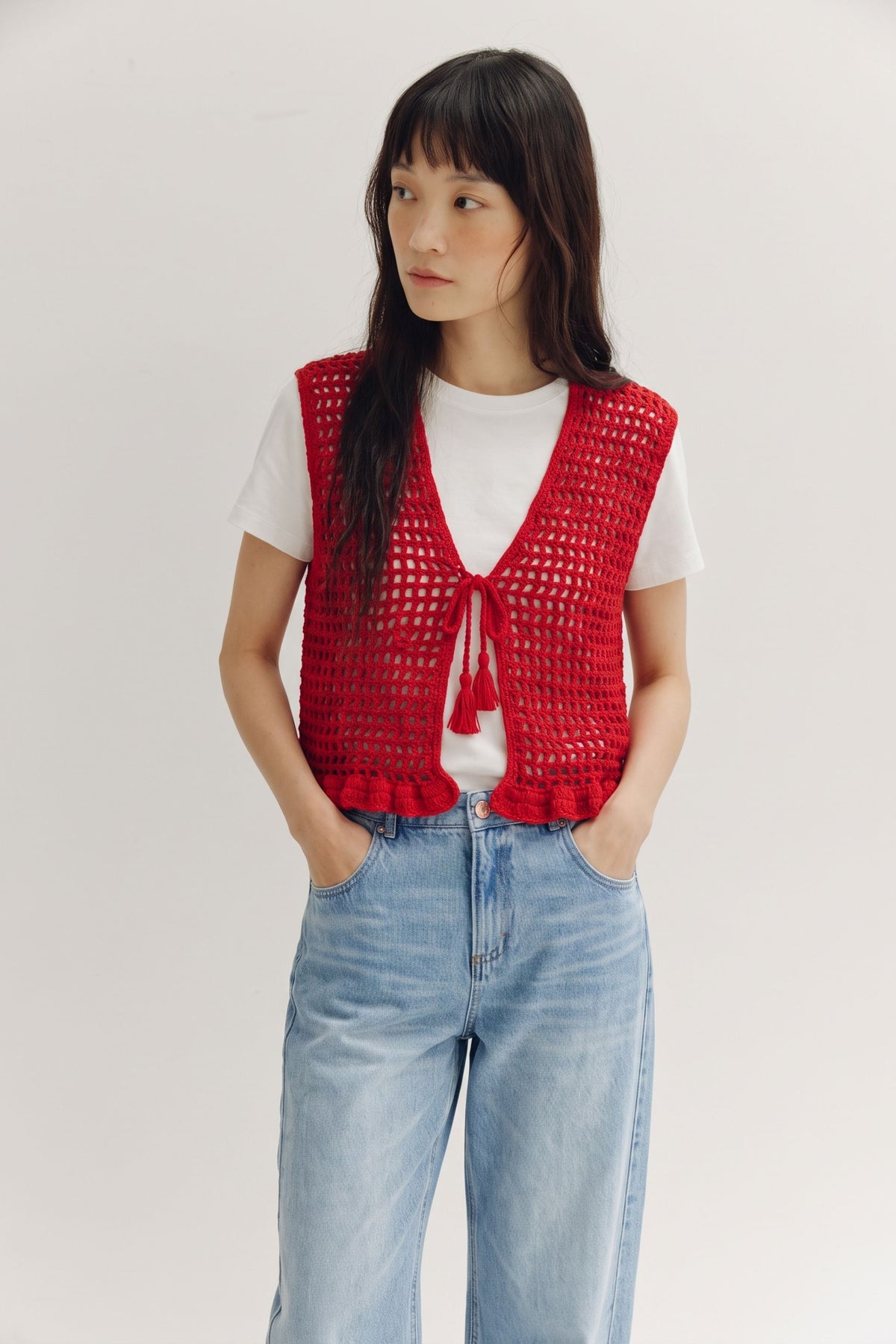 The Scarlett Crochet Vest