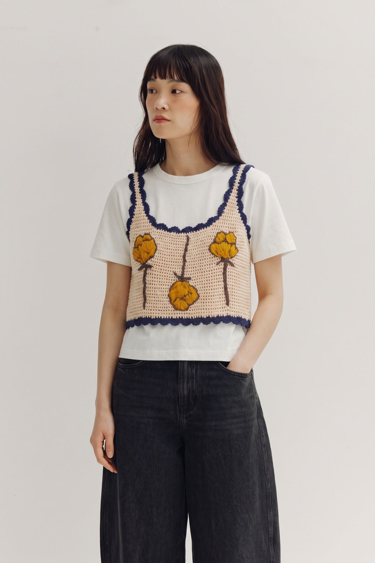 The Fleur Crochet Top