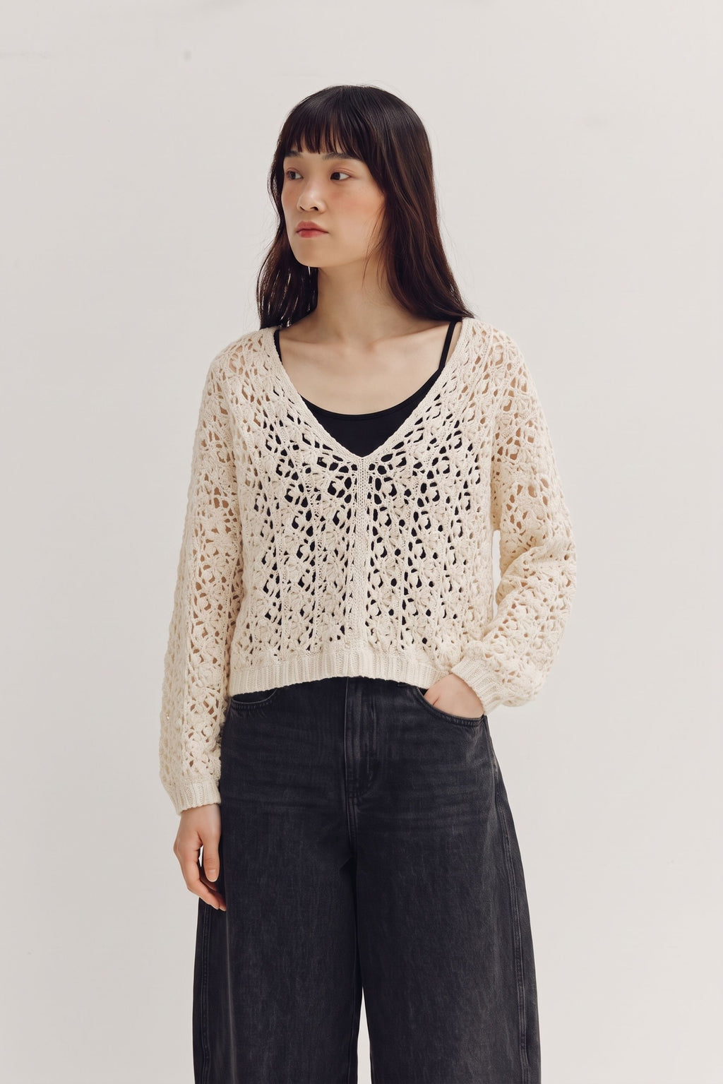 The Éloise Crochet Sweater