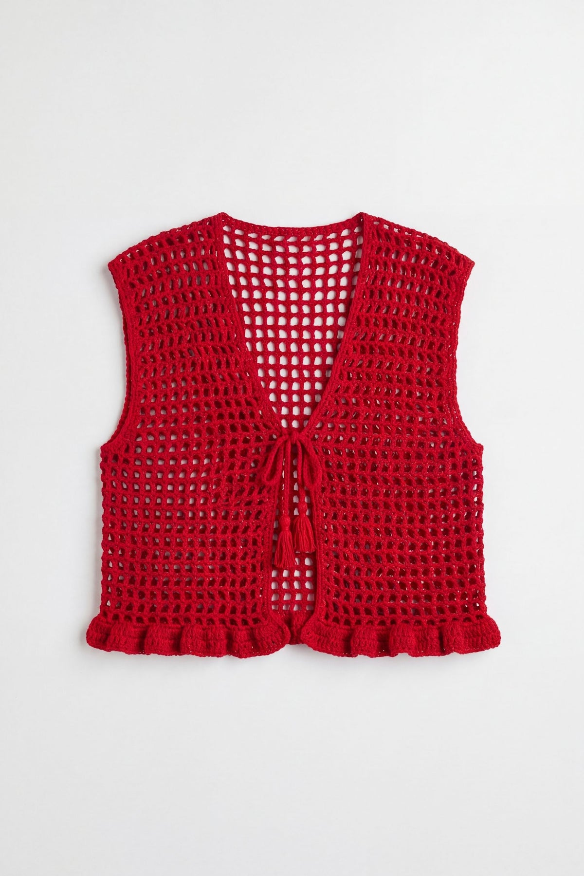 The Scarlett Crochet Vest