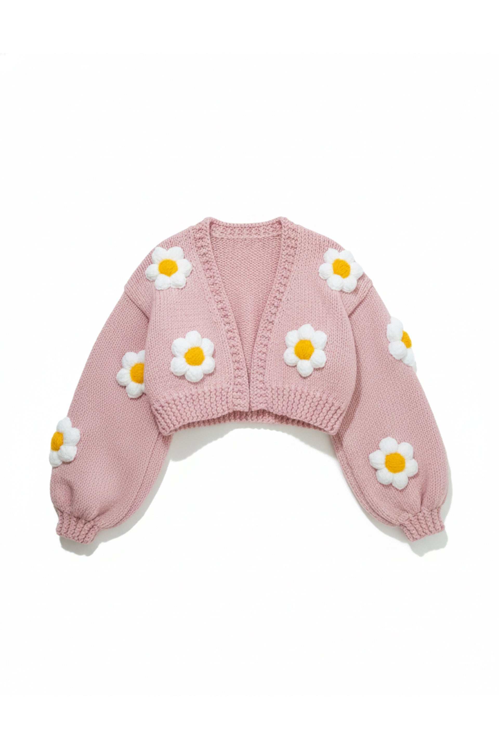 Daisy Bloom Crochet Cardigan