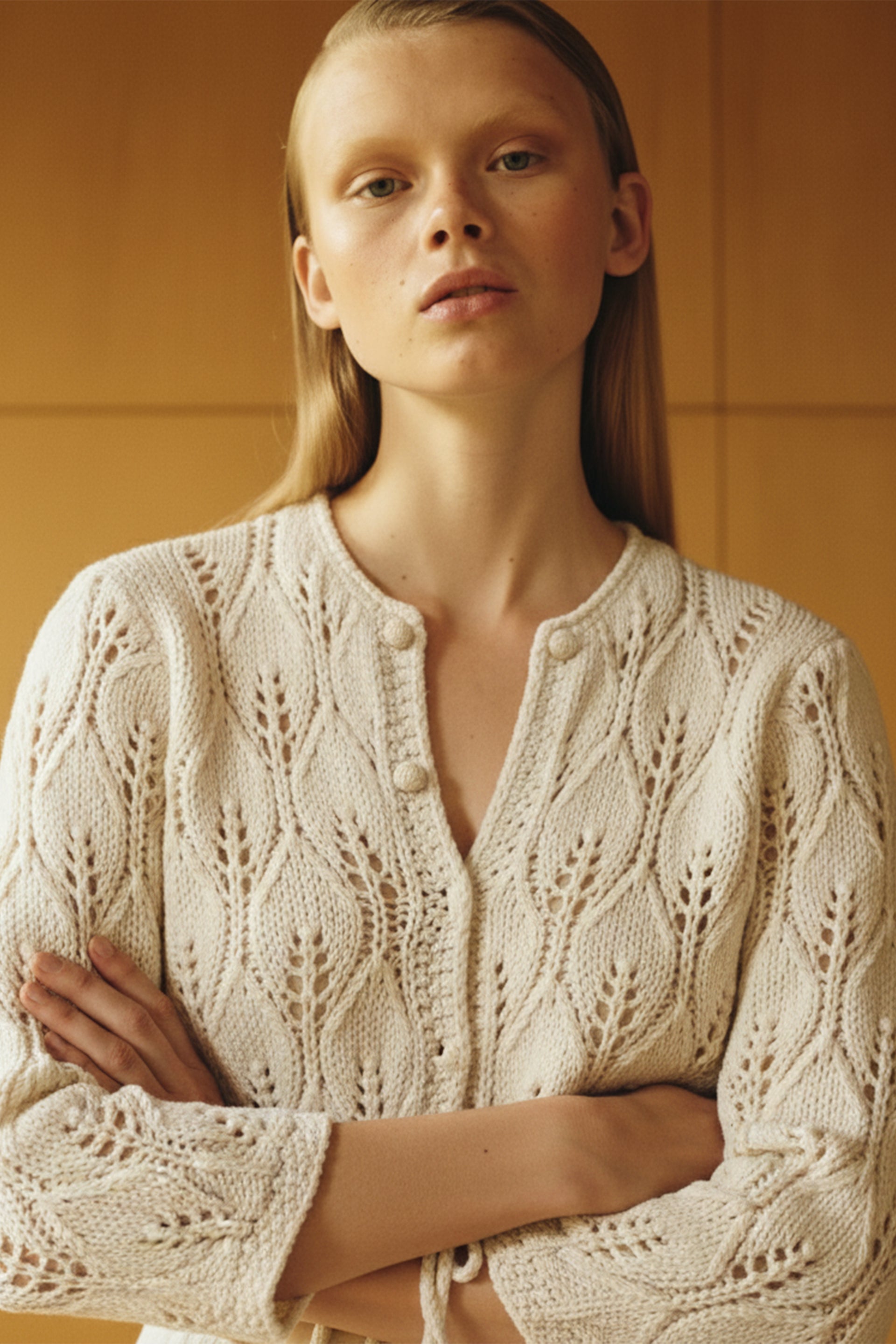 Lace Blossom Crochet Cardigan