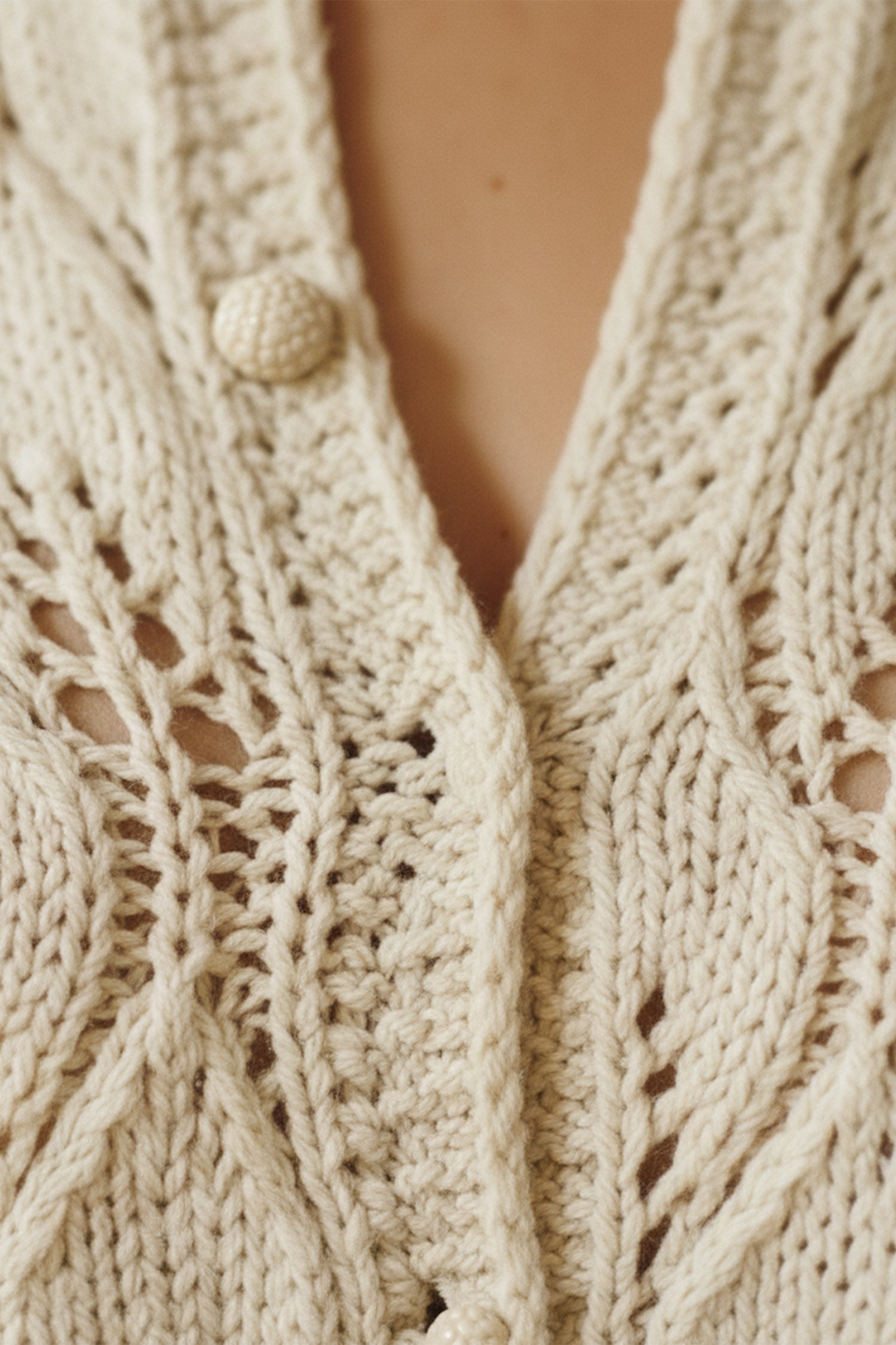 Lace Blossom Crochet Cardigan