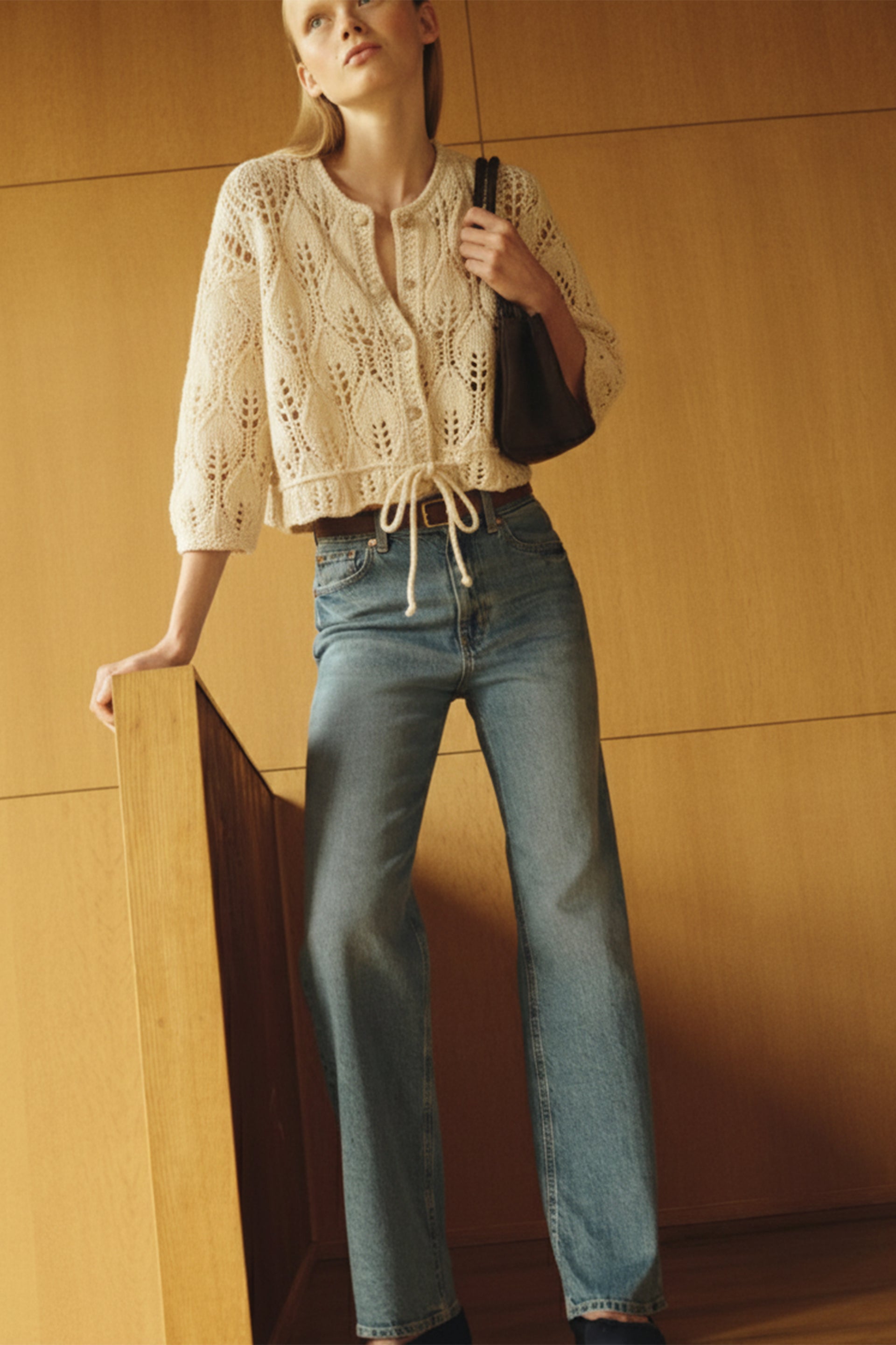 Lace Blossom Crochet Cardigan