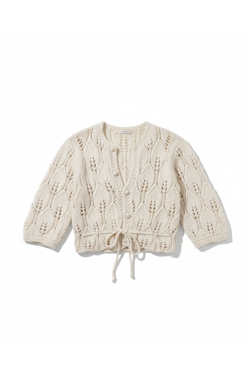 Lace Blossom Crochet Cardigan