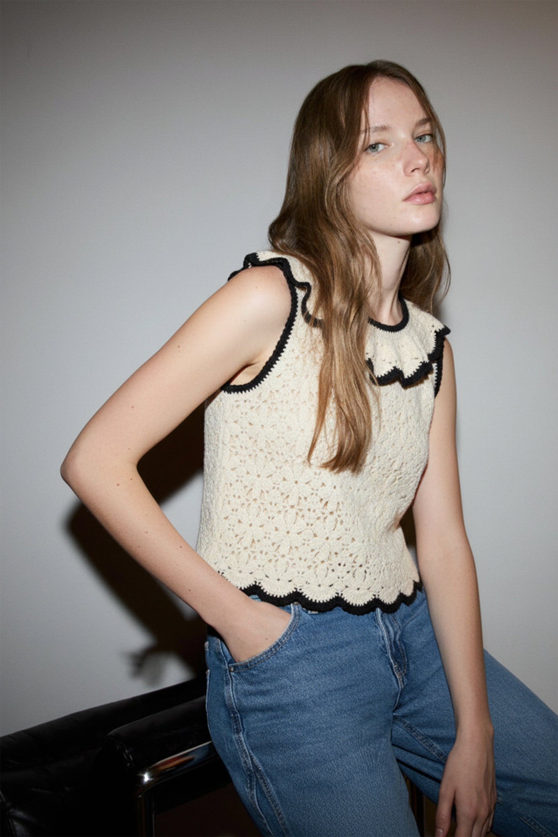 Daisy Lace Crochet Top