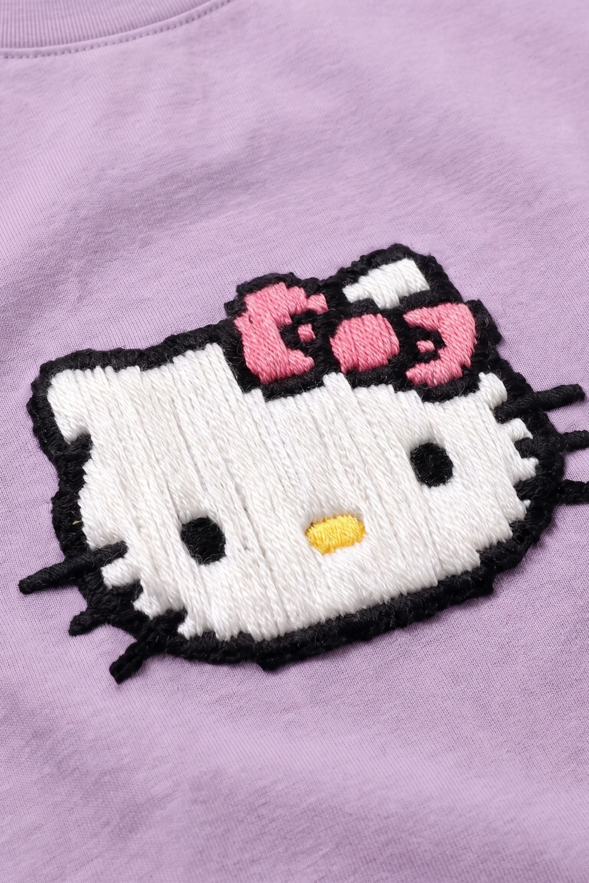 Lilac Kitty Bow Tee 🎀🐾